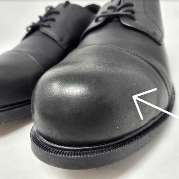 NWOB men\'s 9.5 Shoes for Crews Senator steel toe black oxford work dress shoes main image 5